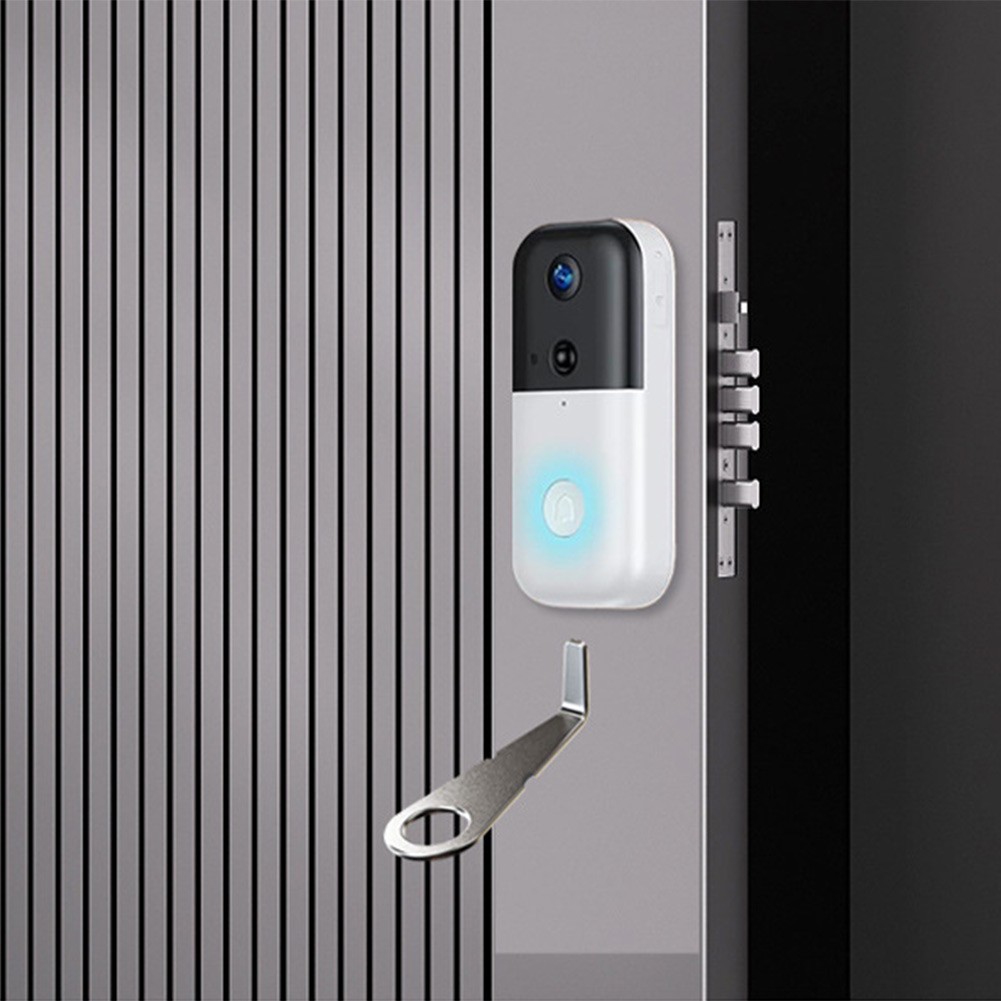 Home Security La - Kunci Bel Pintu Video Perak untuk