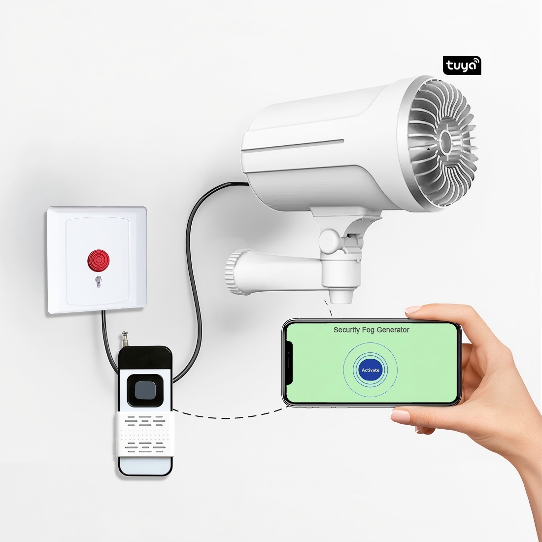 Home Security Fog System - Sistem Kabut Keamanan Anti Pencurian Mesin