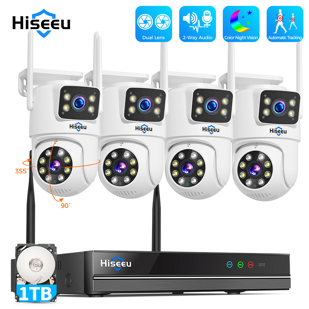 Home Security Wifi Camera - Sistem Keamanan Kamera WiFi Hiseeu 6MP