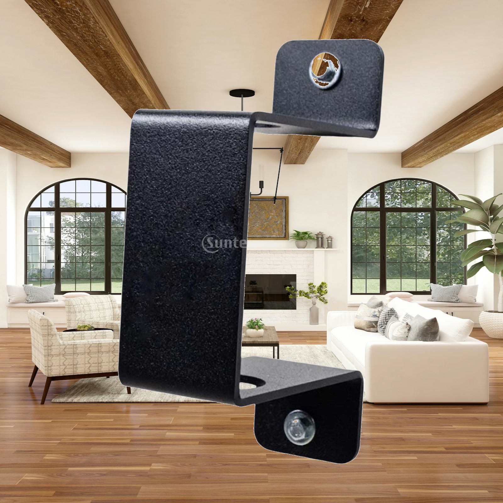 Home Security Training - Rak Dinding Barbel dari Baja, Konstruksi