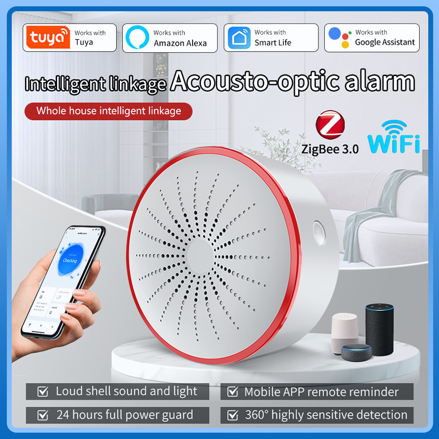 Home Security Blink - Tuya WiFi ZigBee Alarm Sirene Sensor