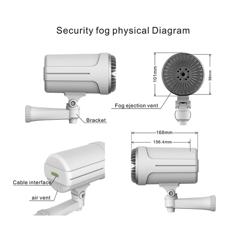 -Kit Generator Alarm Keamanan  - Home Security Fog System ulasan dan harga