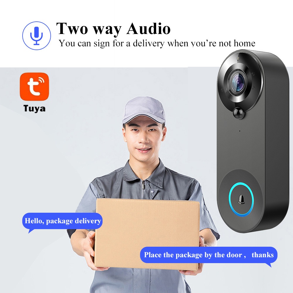 Tuya 1080P Bel Pintu WIFI Nirk - Home Security Blink ulasan dan harga