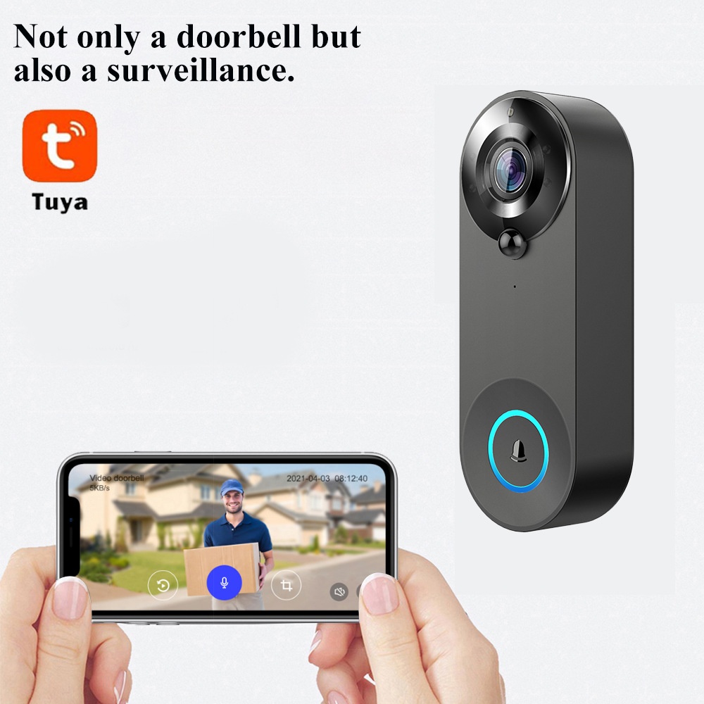 Tuya 1080P Bel Pintu WIFI Nirk - Home Security Blink ulasan dan harga