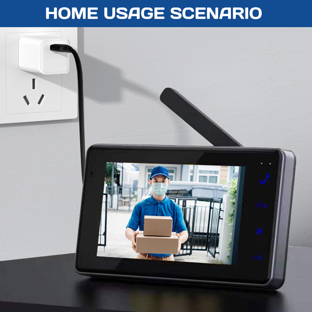 Bel Pintu Interkom Visual Nirk - Home Security System Installation ulasan dan harga