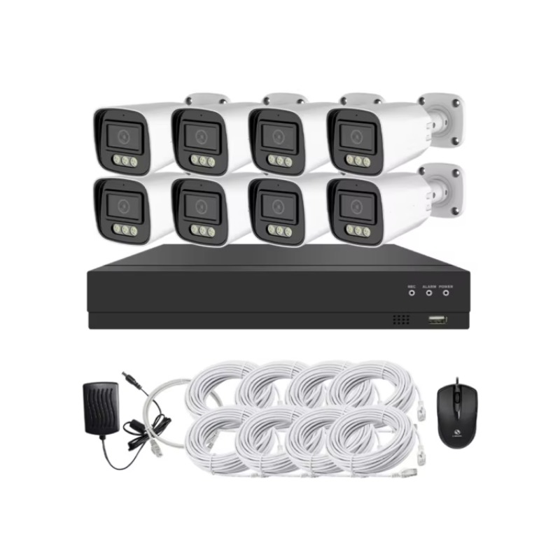 Kit Kamera CCTV 4ch 8ch Full H - Home Security Outdoor ulasan dan harga