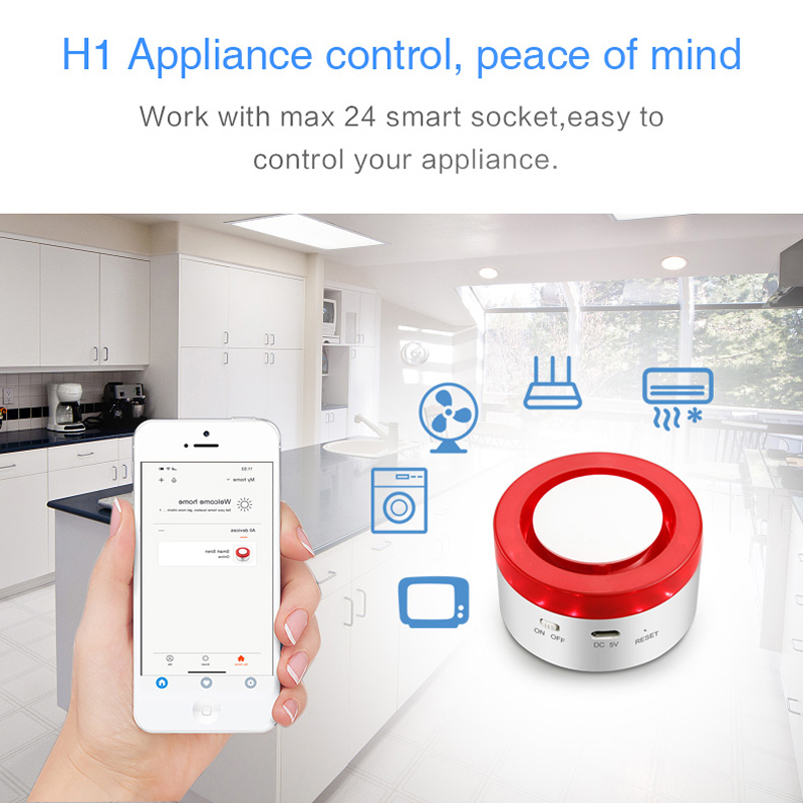 Alarm rumah WiFi Tuya sistem A - Home Security System Installation ulasan dan harga