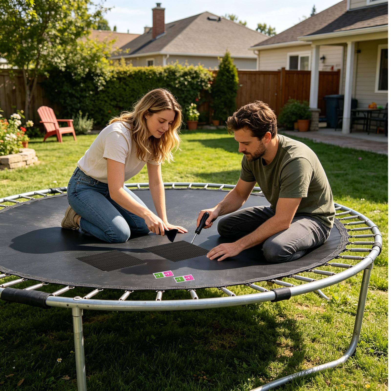 Tambalan Trampolin Kuat Tahan  - Home Security Training ulasan dan harga