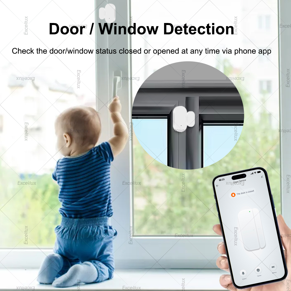 Sensor Jendela Pintu Zigbee 2  - Home Security Blink ulasan dan harga