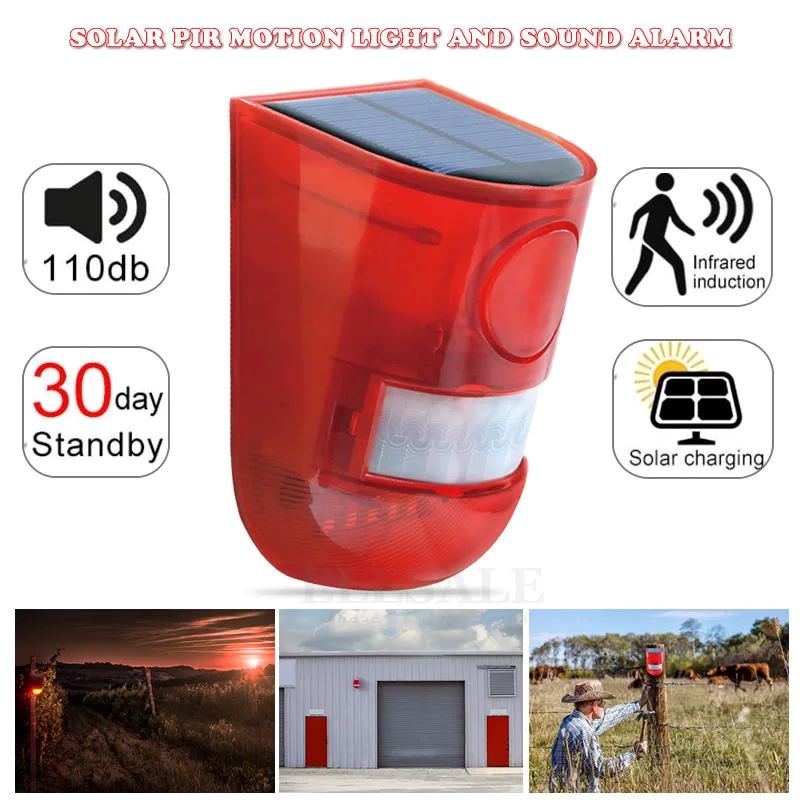 Lampu Alarm Tenaga Surya Tahan - Home Security Blink ulasan dan harga