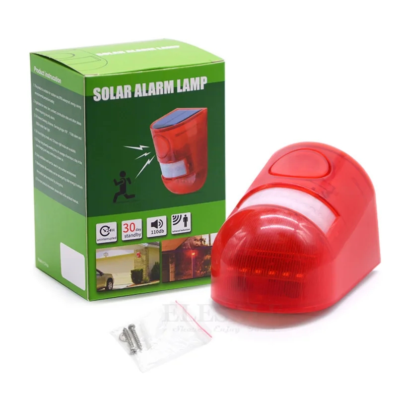 Lampu Alarm Tenaga Surya Tahan - Home Security Blink ulasan dan harga