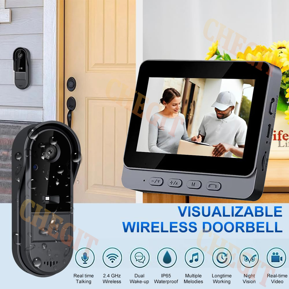 Bel Pintu Wifi Nirkabel Kamera - Home Security Blink ulasan dan harga