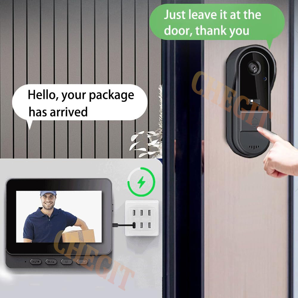 Bel Pintu Wifi Nirkabel Kamera - Home Security Blink ulasan dan harga