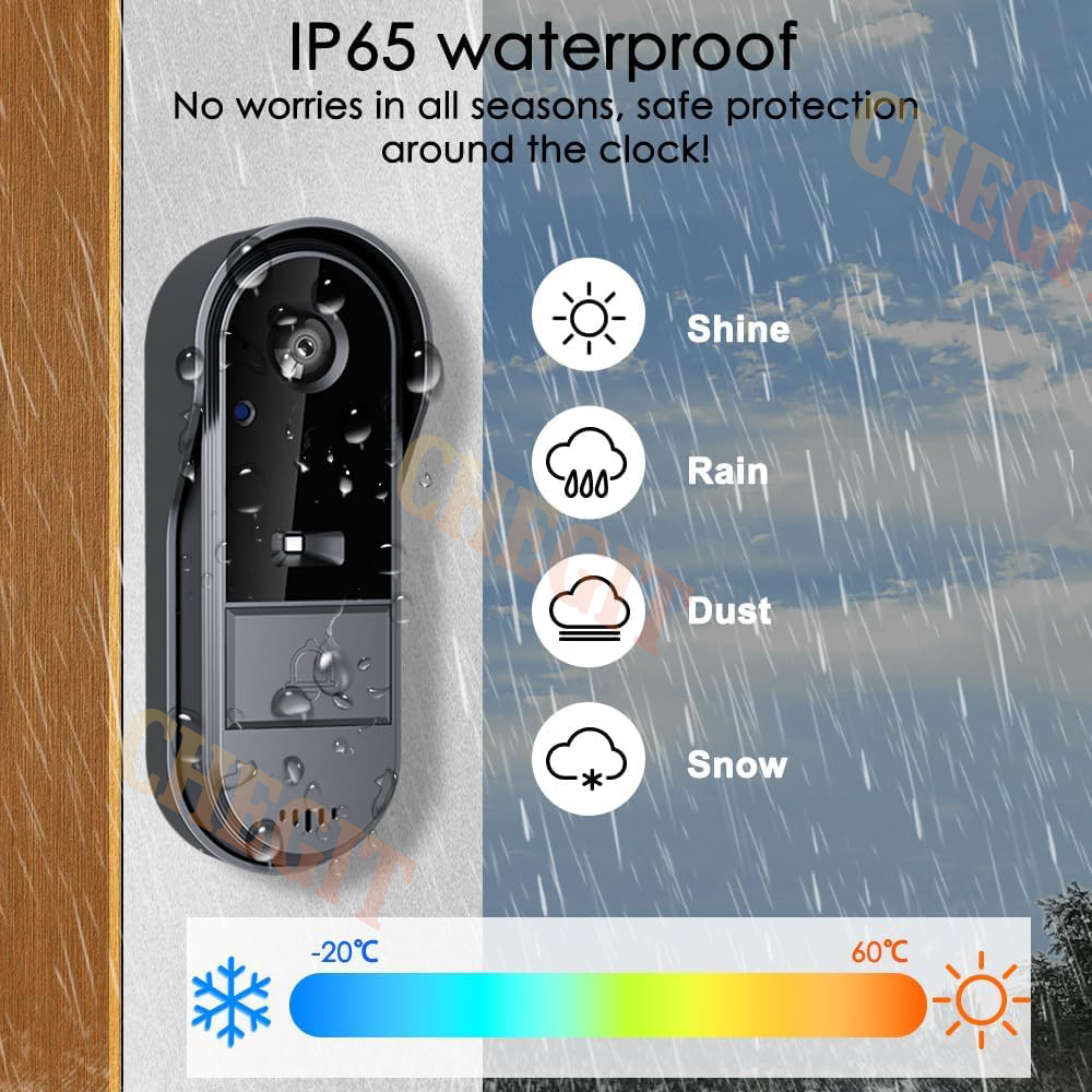 Bel Pintu Wifi Nirkabel Kamera - Home Security Blink ulasan dan harga