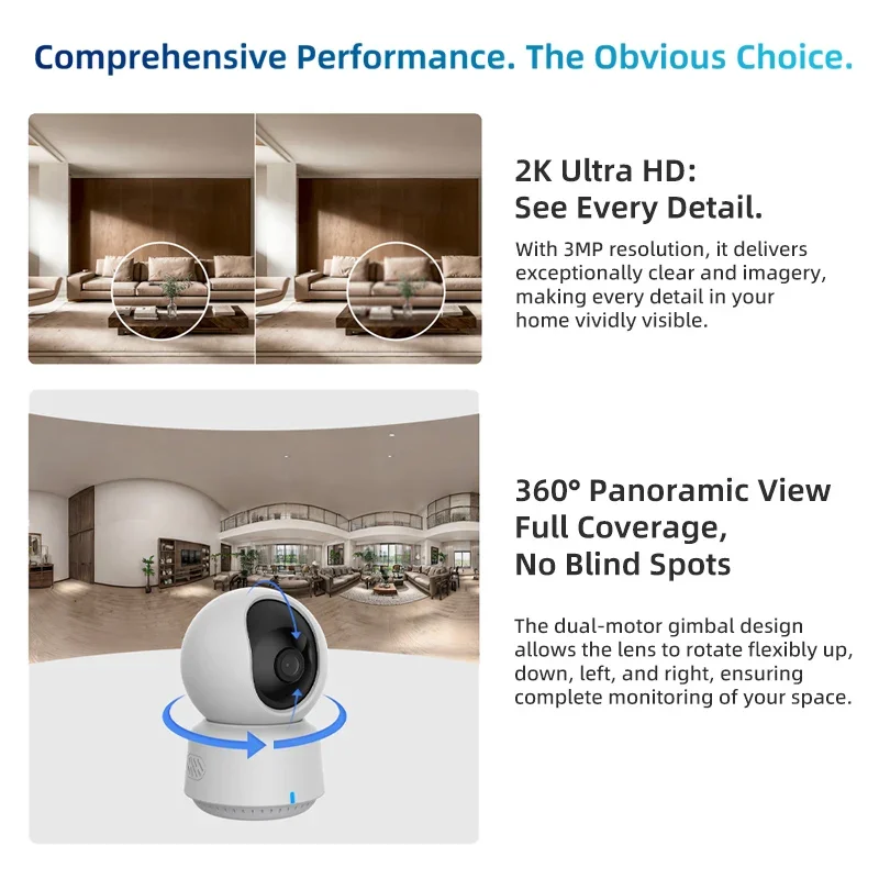 Kamera Pintar Aqara Original E - Home Security La ulasan dan harga