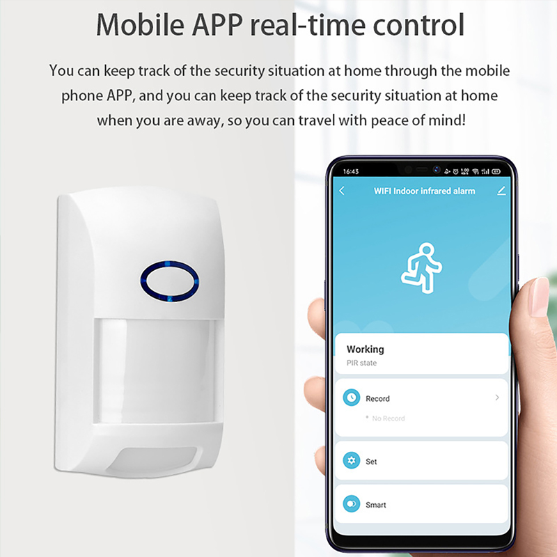 Sensor Gerak PIR Tuya Pintar W - Home Security System Installation ulasan dan harga