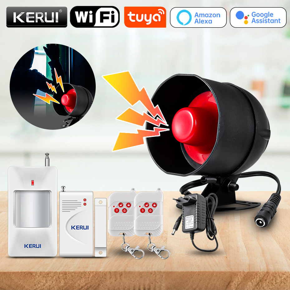 KERUI Tuya Smart WIFI Sistem A - Home Security System Installation ulasan dan harga