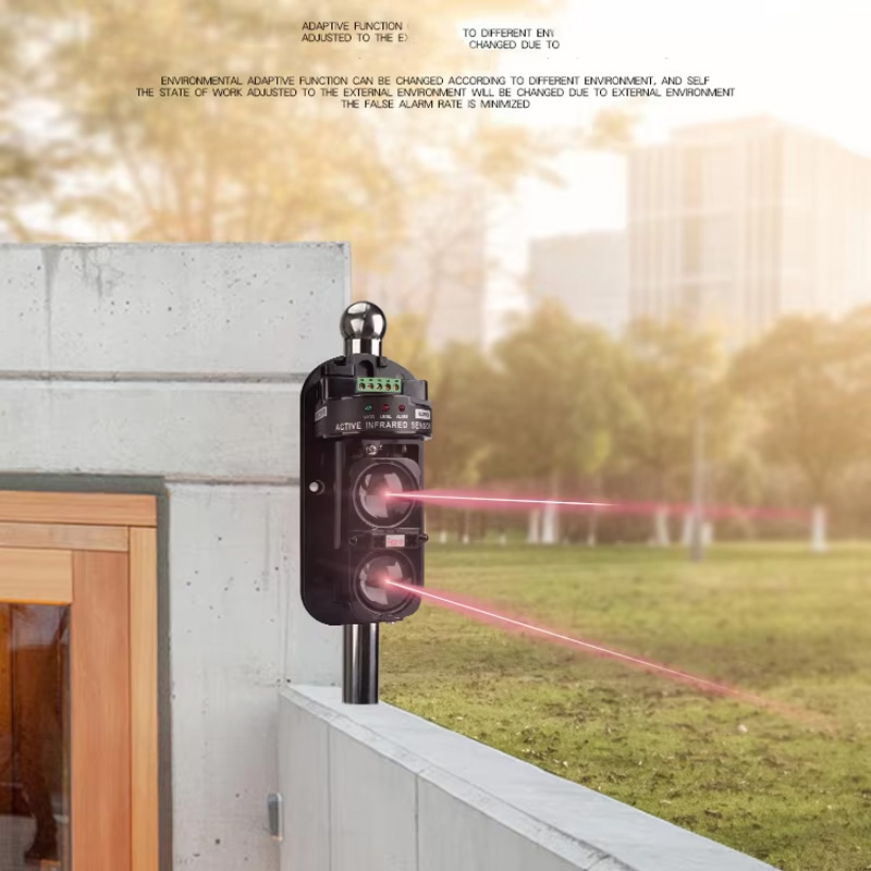 Detektor IR Sinar Ganda Tahan  - Home Security Outdoor ulasan dan harga