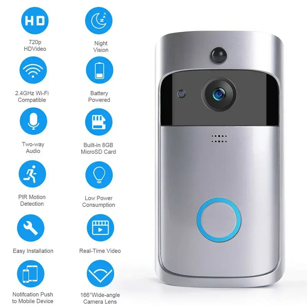 Bel Pintu WIFI Nirkabel Rumah  - Home Security Blink ulasan dan harga