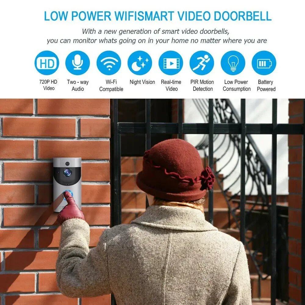 Bel Pintu WIFI Nirkabel Rumah  - Home Security Blink ulasan dan harga
