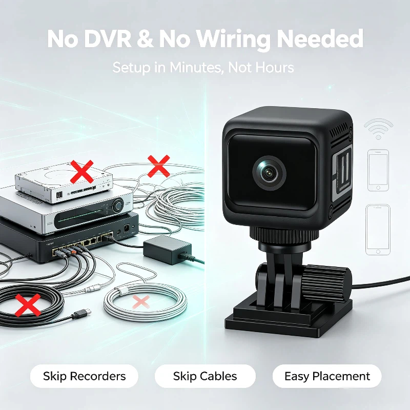 Kamera Mini WiFi W11 HD Batera - Home Security Blink ulasan dan harga
