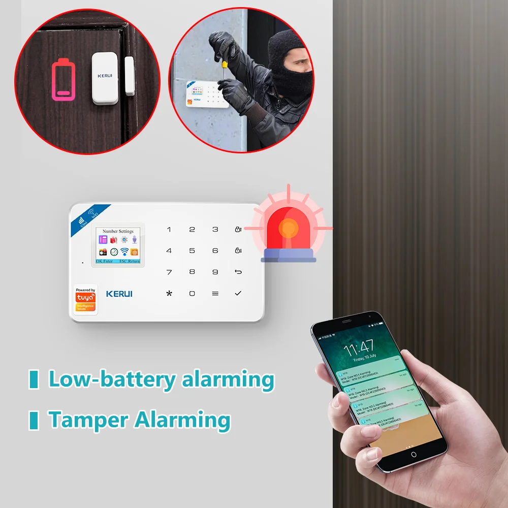 KERUI W181 Sistem Alarm Keaman - Home Security Indoor Cameras ulasan dan harga