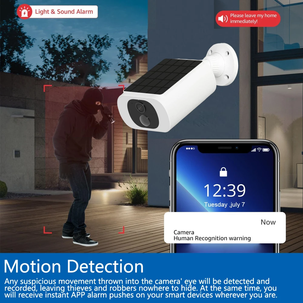 Kamera Keamanan Tenaga Surya T - Home Security Blink ulasan dan harga