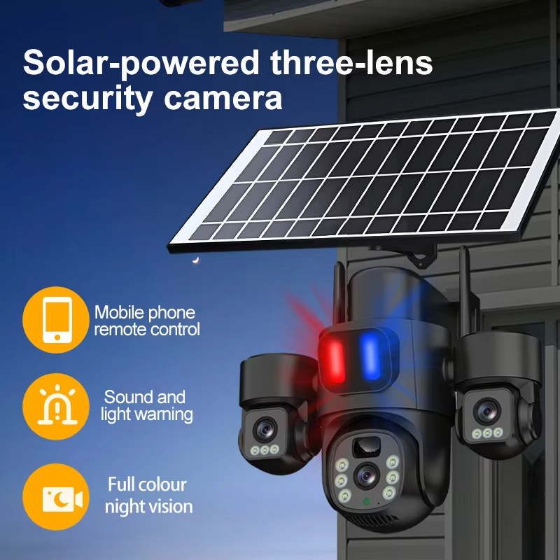 Kamera PTZ Tenaga Surya WIFI L - Home Security Wifi Camera ulasan dan harga