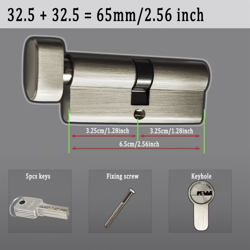 1 Buah Silinder Kunci Anti Mal - Home Security Outdoor ulasan dan harga