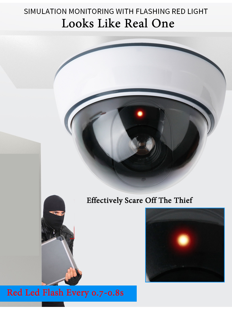 Kamera Kubah Palsu Hitam/Putih - Home Security Blink ulasan dan harga